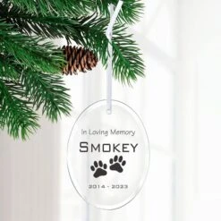 Frisco "In Loving Memory" Paw Glass Personalized Ornament 11 Frisco "In Loving Memory" Paw Glass Personalized Ornament -Frisco 295081 PT2. AC SS1800 V1697131932