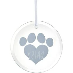 Frisco Paw Glass Personalized Ornament -Frisco 295083 PT3. AC SS1800 V1630332398