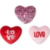 Frisco Valentine Hearts Plush Squeaky Dog Toy -Frisco 298919 MAIN. AC SS1800 V1666274620