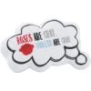 Frisco Valentine Be My Valentine Thought Bubble Reversible Plush Squeaky Dog Toy -Frisco 298947 MAIN. AC SS1800 V1637693859