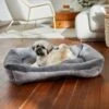 Frisco Herringbone Cuffed Cuddler Dog & Cat Bed 1 Frisco Herringbone Cuffed Cuddler Dog & Cat Bed -Frisco 299434 MAIN. AC SS1800 V1638288338