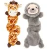 Frisco Giraffe Bungee Plush Squeaky Dog Toy & Frisco Sloth Bungee Plush Squeaky Dog Toy 1 Frisco Giraffe Bungee Plush Squeaky Dog Toy & Frisco Sloth Bungee Plush Squeaky Dog Toy -Frisco 302402 MAIN. AC SS1800 V1623064946