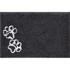 Frisco Microfiber Chenille Shammy Towel & Frisco Microfiber Chenille Paw Print Dog & Cat Mat, Dark Gray 16 Frisco Microfiber Chenille Shammy Towel & Frisco Microfiber Chenille Paw Print Dog & Cat Mat, Dark Gray -Frisco 303468 PT5. AC SS1800 V1623034648