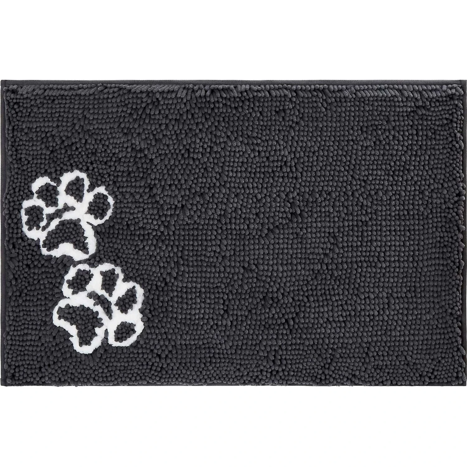 Frisco Microfiber Chenille Shammy Towel & Frisco Microfiber Chenille Paw Print Dog & Cat Mat, Dark Gray 8 Frisco Microfiber Chenille Shammy Towel & Frisco Microfiber Chenille Paw Print Dog & Cat Mat, Dark Gray - Image 6