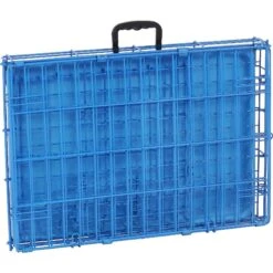 Frisco Two Door Top Load Plastic Dog & Cat Kennel & Frisco Fold & Carry Single Door Collapsible Wire Dog Crate, Pink -Frisco 303656 PT7. AC SS1800 V1623085646