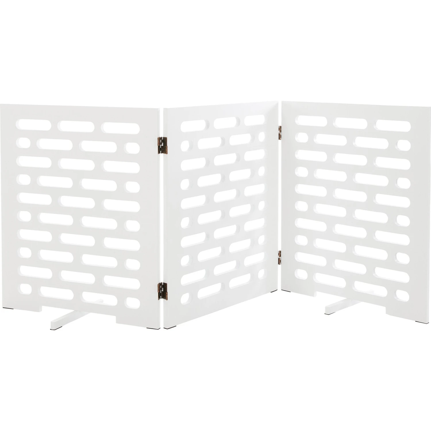 Frisco Deco Horizontal Lines 3-Panel Dog Gate 5 Frisco Deco Horizontal Lines 3-Panel Dog Gate - Image 3