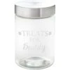 Frisco Paw Print Glass Personalized Treat Jar With Lid, 5 Cup, 40oz -Frisco 309522 MAIN. AC SS1800 V1645205864