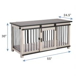 Frisco "Rockford" Dog Crate Credenza & Mat 9 Frisco "Rockford" Dog Crate Credenza & Mat -Frisco 315187 PT3. AC SS1800 V1634217787