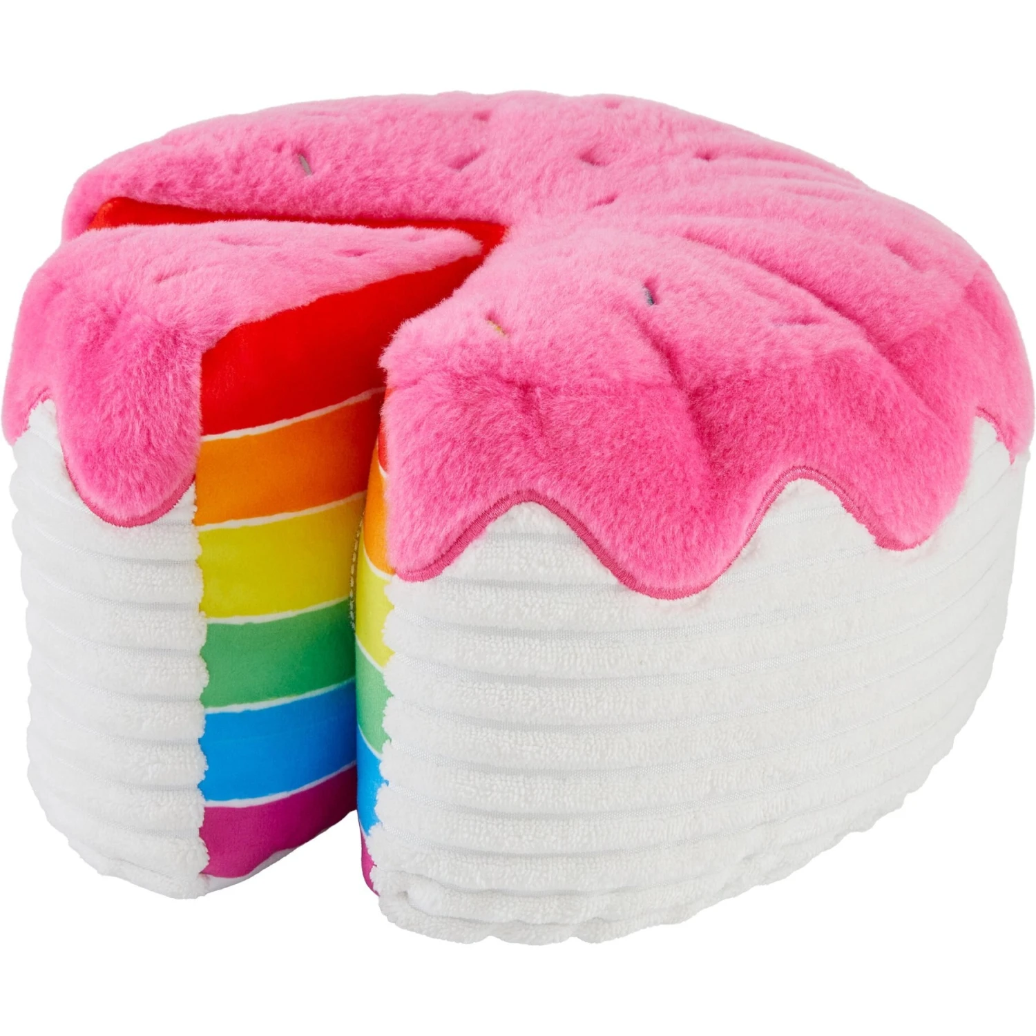 Frisco Cake Plush Squeaky Dog Toy 3 Frisco Cake Plush Squeaky Dog Toy