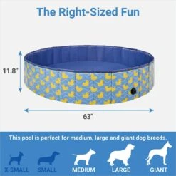 Frisco Outdoor Dog Swimming Pool, Rubber Ducky -Frisco 331660 PT1. AC SS1800 V1646179333