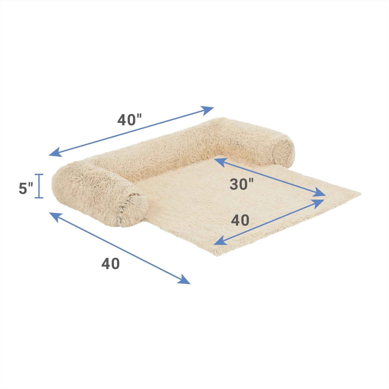 Frisco Dog & Cat Couch Cover With Bolsters 4 Frisco Dog & Cat Couch Cover With Bolsters - Image 2