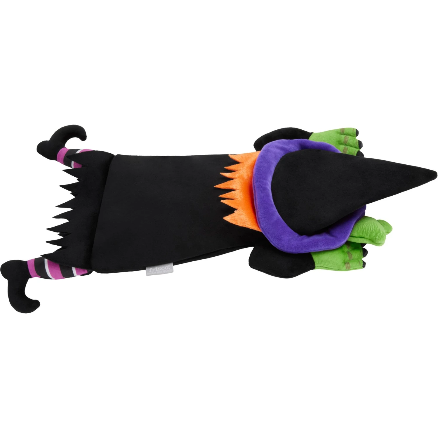 Frisco Halloween Witch Flat Plush Squeaky Dog Toy 3 Frisco Halloween Witch Flat Plush Squeaky Dog Toy