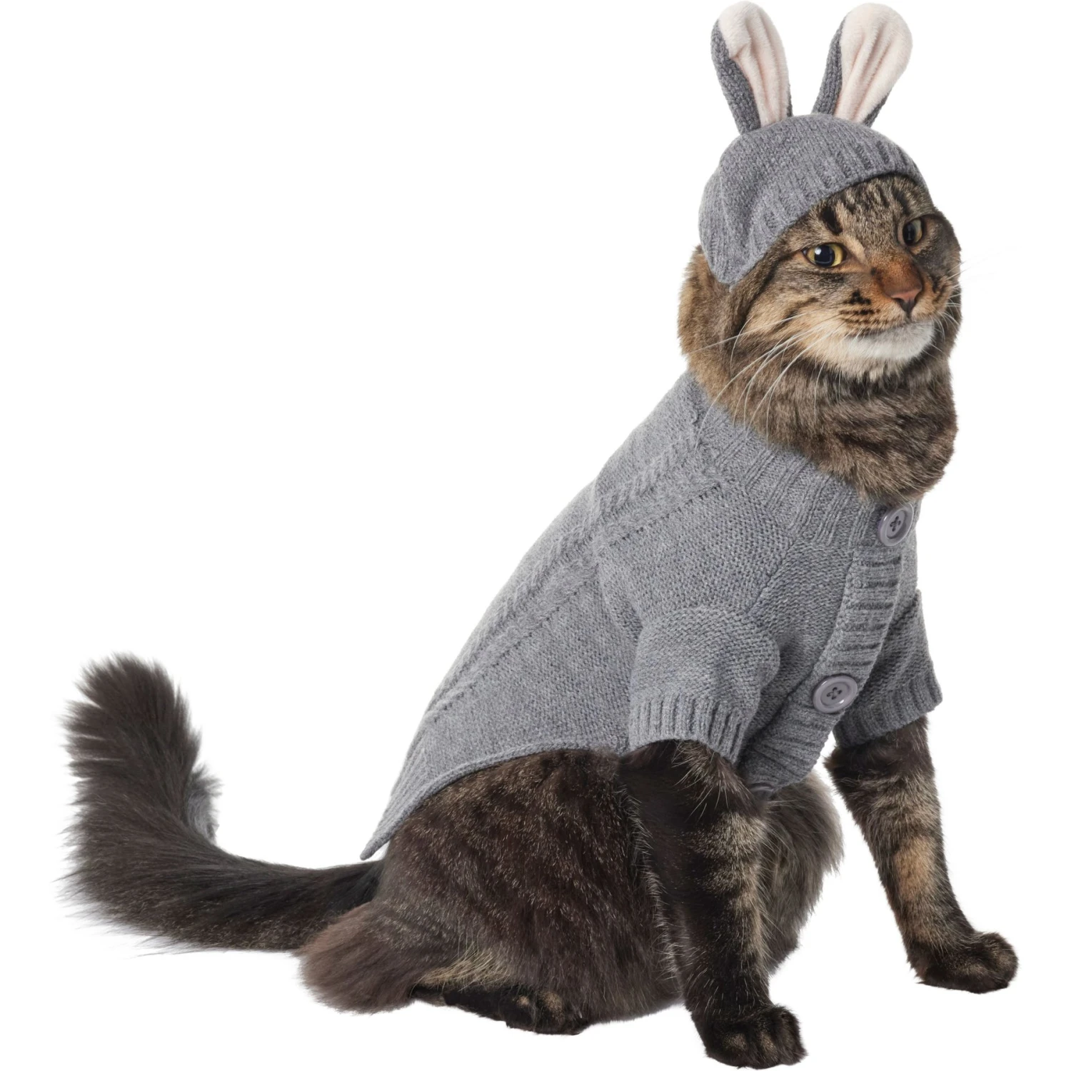 Frisco Bunny Hooded Dog & Cat Sweater 3 Frisco Bunny Hooded Dog & Cat Sweater