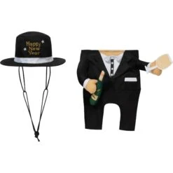 Frisco Front Walking New Years Tuxedo Dog & Cat Costume -Frisco 358028 PT5. AC SS1800 V1660760446