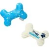 Frisco Hanukkah "Happy Pawnukkah" Bone Plush Squeaky Dog Toy -Frisco 360981 MAIN. AC SS1800 V1694813782