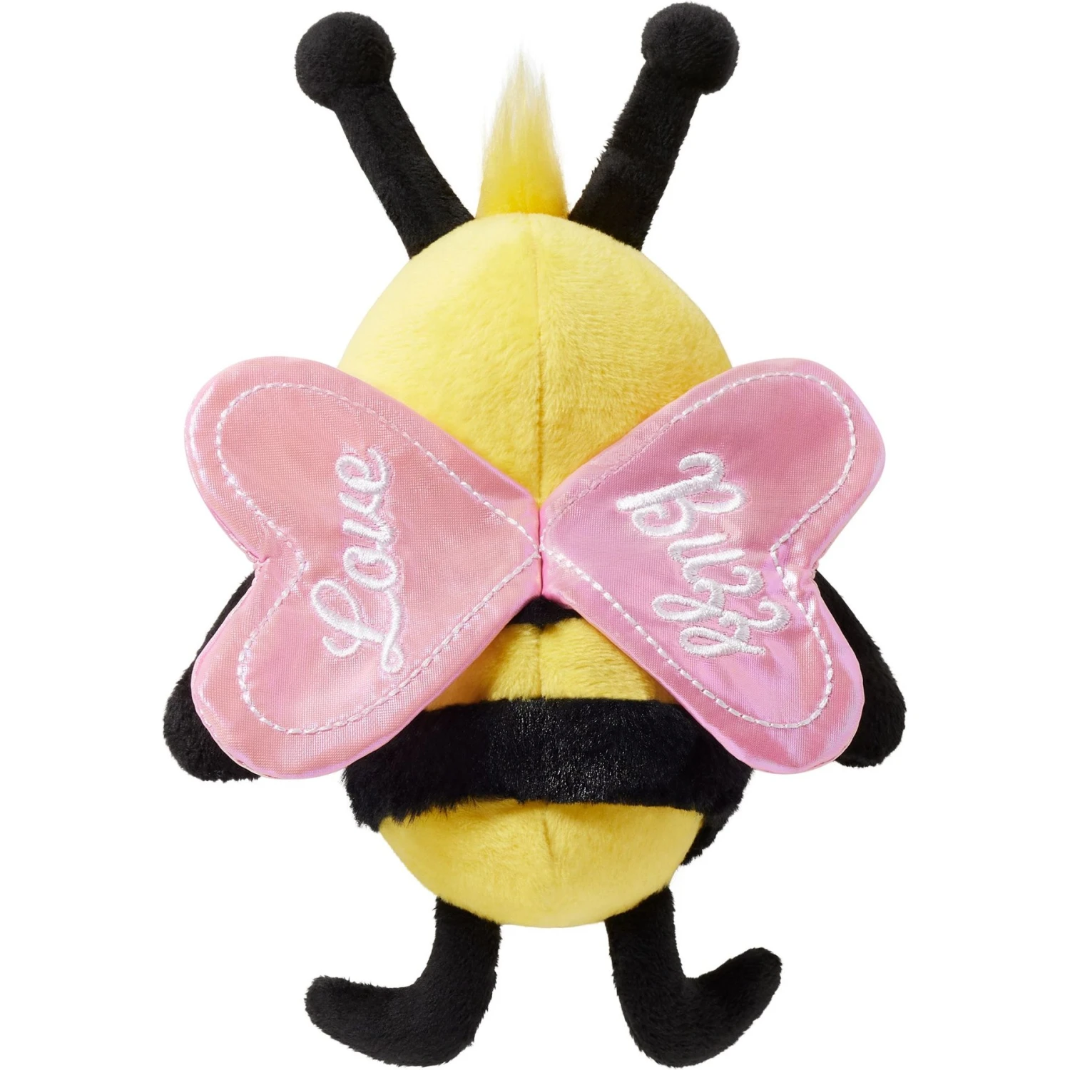 Frisco Valentine Love Buzz Bee Plush Squeaky Dog Toy 4 Frisco Valentine Love Buzz Bee Plush Squeaky Dog Toy - Image 3
