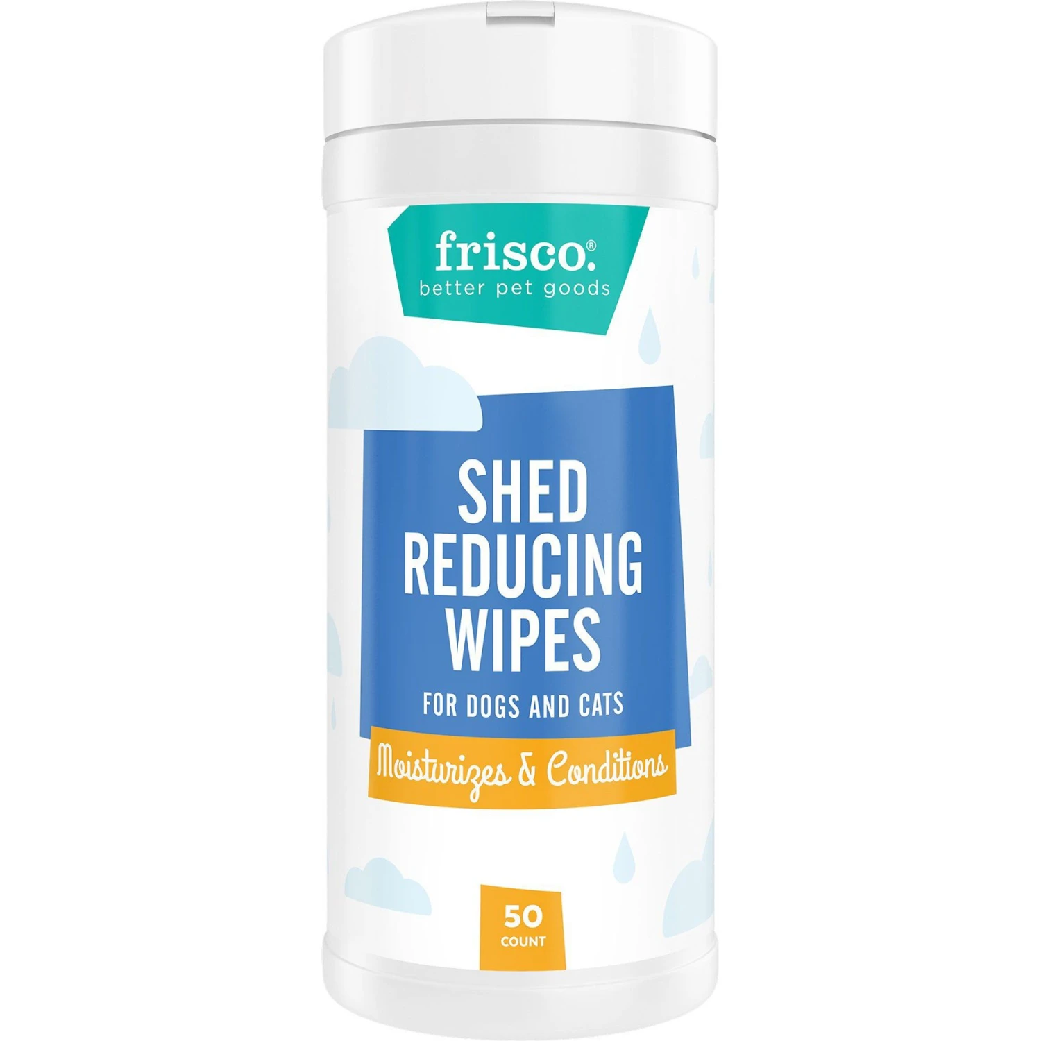 FURminator Long Hair Dog Deshedding Tool & Frisco Shed Reducing Waterless Grooming Wipes For Dogs & Cats, 50 Count 7 FURminator Long Hair Dog Deshedding Tool & Frisco Shed Reducing Waterless Grooming Wipes For Dogs & Cats, 50 Count - Image 5
