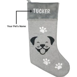 Frisco Personalized Happy Dog Holiday Dog Stocking -Frisco 582574 PT2. AC SS1800 V1663019578