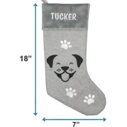 Frisco Personalized Happy Dog Holiday Dog Stocking -Frisco 582574 PT3. AC SS1800 V1663018382