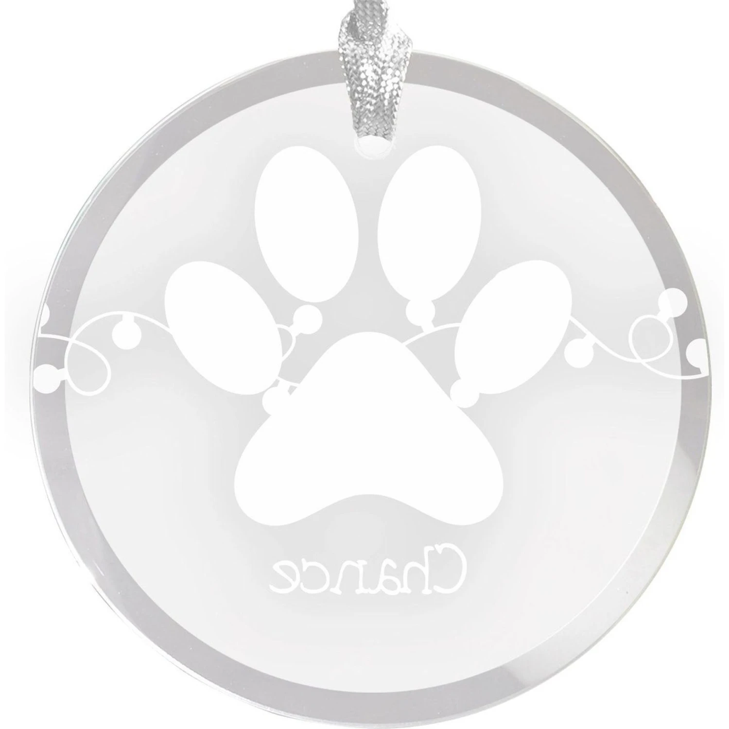 Frisco "Holiday Lights" Round Shaped Personalized Ornament 6 Frisco "Holiday Lights" Round Shaped Personalized Ornament - Image 4