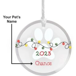 Frisco "Holiday Lights" Round Shaped Personalized Ornament 13 Frisco "Holiday Lights" Round Shaped Personalized Ornament -Frisco 582638 PT4. AC SS1800 V1697131932