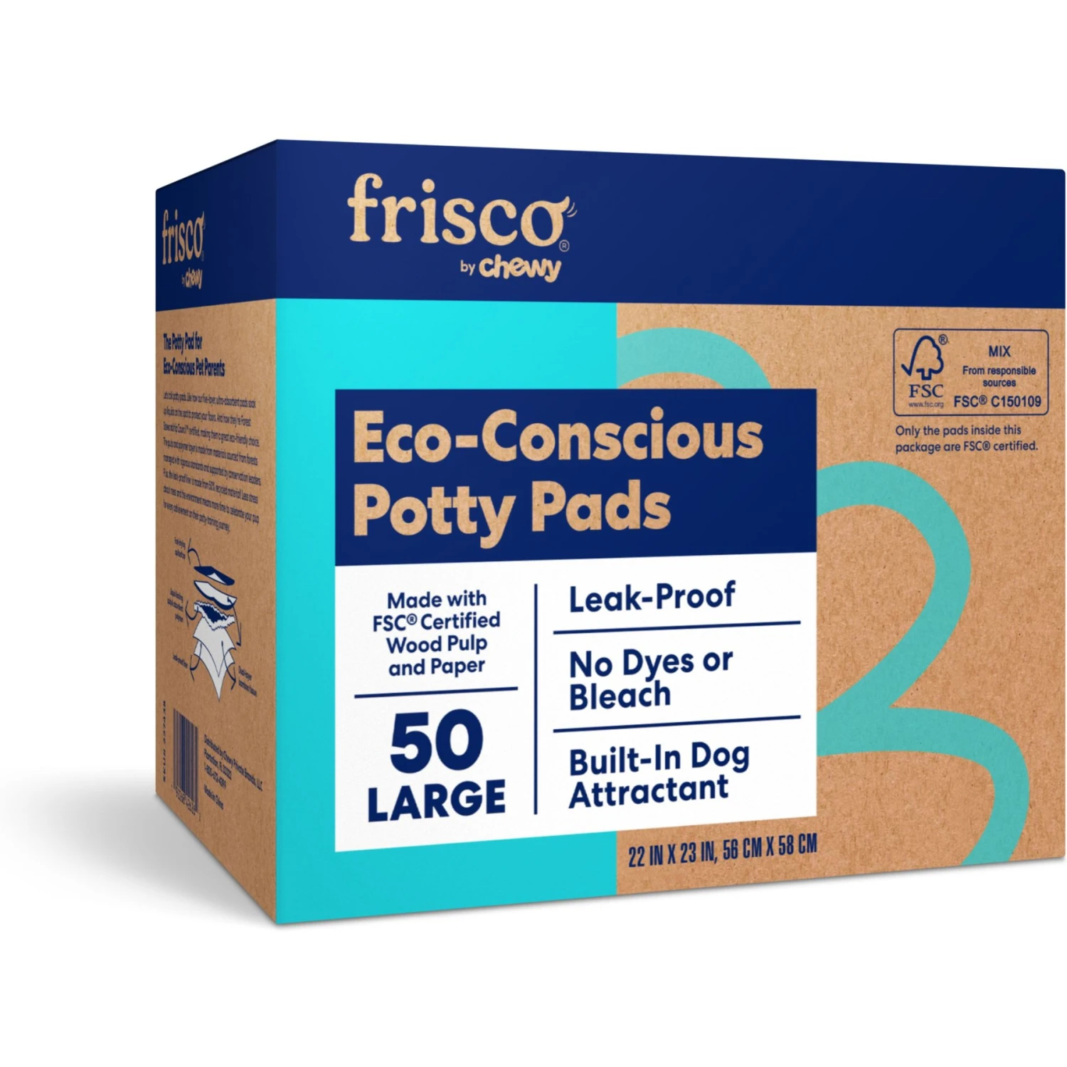 Frisco Large Eco-Conscious Dog Training & Potty Pads & American Journey Peanut Butter Recipe Grain-Free Oven Baked Crunchy Biscuit Dog Treats 4 Frisco Large Eco-Conscious Dog Training & Potty Pads & American Journey Peanut Butter Recipe Grain-Free Oven Baked Crunchy Biscuit Dog Treats - Image 2
