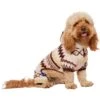Frisco Fairisle Cozy Plush Fleece Dog & Cat PJs, Cream -Frisco 719006 MAIN. AC SS1800 V1692378911