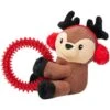 Frisco Holiday Reindeer Plush With TPR Ring Squeaky Puppy Toy -Frisco 739958 MAIN. AC SS1800 V1694813159