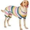 Frisco Cozy Waffle Knit Dog & Cat PJs, Stripe -Frisco 744246 MAIN. AC SS1800 V1692971092