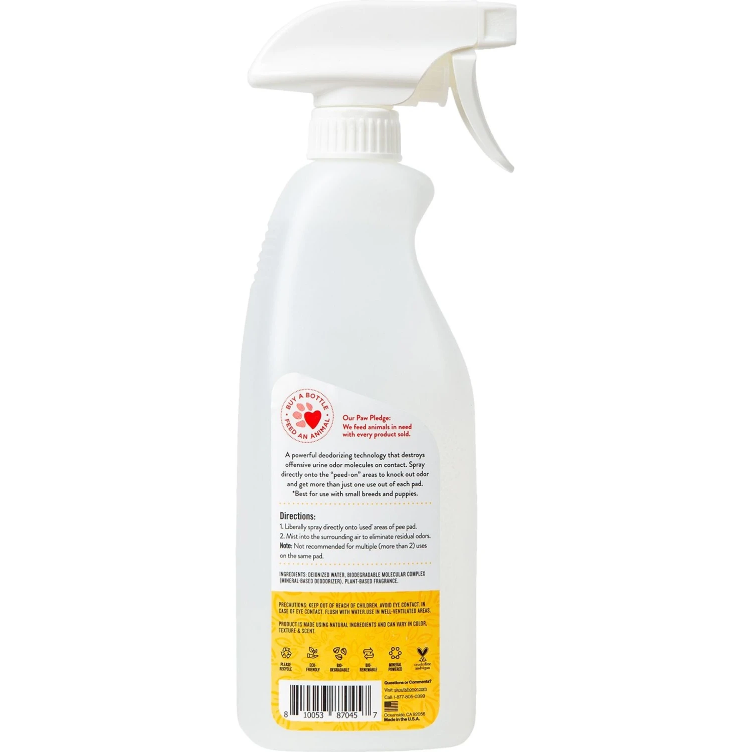 Skout's Honor Dog Pee Pad Refresher Spray, 28-oz Bottle & Frisco Washable Dog Potty Pads 5 Skout's Honor Dog Pee Pad Refresher Spray, 28-oz Bottle & Frisco Washable Dog Potty Pads - Image 3