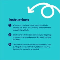 Frisco Washable Female Dog Diaper 12 Frisco Washable Female Dog Diaper -Frisco 862830 PT4. AC SS1800 V1698950164