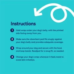 Frisco Washable Dog Diaper Male Wraps -Frisco 862854 PT4. AC SS1800 V1698950381