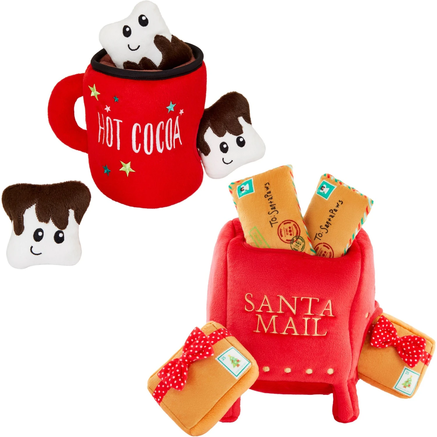 Frisco Holiday Hot Cocoa Hide & Seek Puzzle Plush Squeaky Dog Toy & Frisco Holiday North Pole Mailbox Hide & Seek Puzzle Plush Squeaky Dog Toy 3 Frisco Holiday Hot Cocoa Hide & Seek Puzzle Plush Squeaky Dog Toy & Frisco Holiday North Pole Mailbox Hide & Seek Puzzle Plush Squeaky Dog Toy