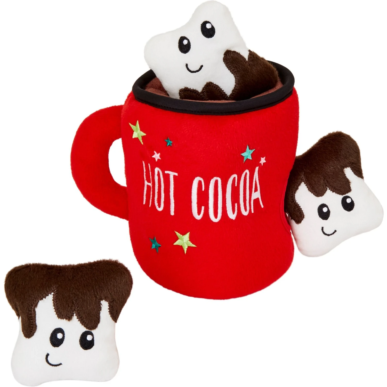 Frisco Holiday Hot Cocoa Hide & Seek Puzzle Plush Squeaky Dog Toy & Frisco Holiday North Pole Mailbox Hide & Seek Puzzle Plush Squeaky Dog Toy 4 Frisco Holiday Hot Cocoa Hide & Seek Puzzle Plush Squeaky Dog Toy & Frisco Holiday North Pole Mailbox Hide & Seek Puzzle Plush Squeaky Dog Toy - Image 2