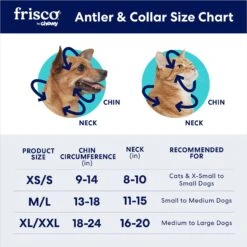 Frisco Jingle Bells Dog & Cat Holiday Collar With Bells, 1 Count & Frisco Holiday Antler Headband & Bell Collar Dog & Cat Costume -Frisco 986294 PT8. AC SS1800 V1698258174